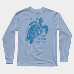 Save the Ocean - Sea Turtle Long Sleeve T-Shirt